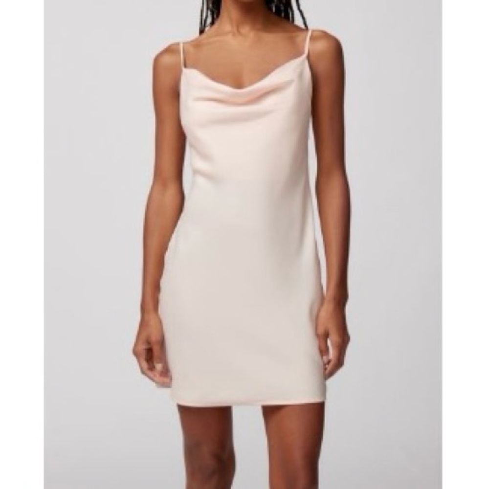 NWT Urban Outfitters Cowl Neck Slip Dress in Peach, XXL